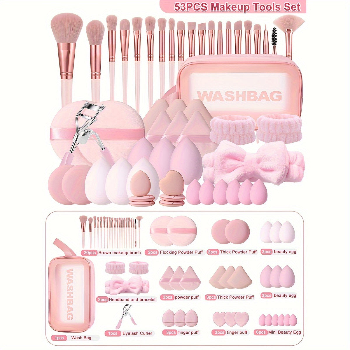 GlamMaster™ 52-Piece Complete Makeup Kit