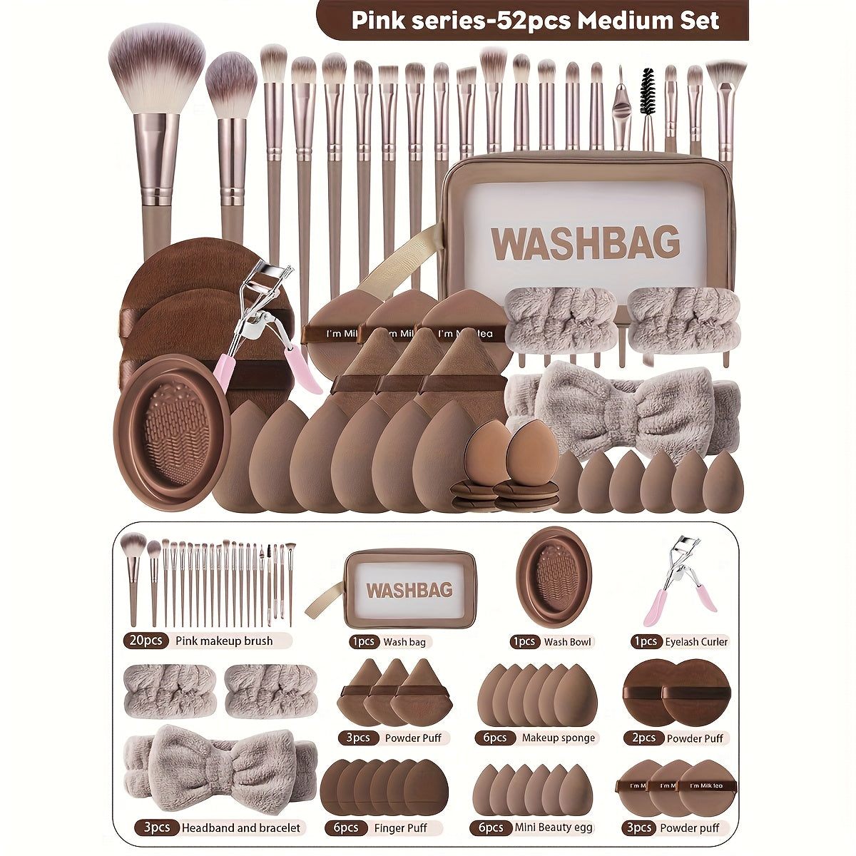 GlamMaster™ 52-Piece Complete Makeup Kit