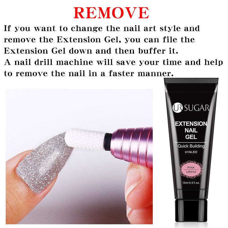 UR SUGAR™ Acrylic UV Gel Extension Nail Kit – Salon Nails From Home