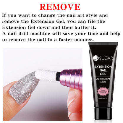 UR SUGAR™ Acrylic UV Gel Extension Nail Kit – Salon Nails From Home