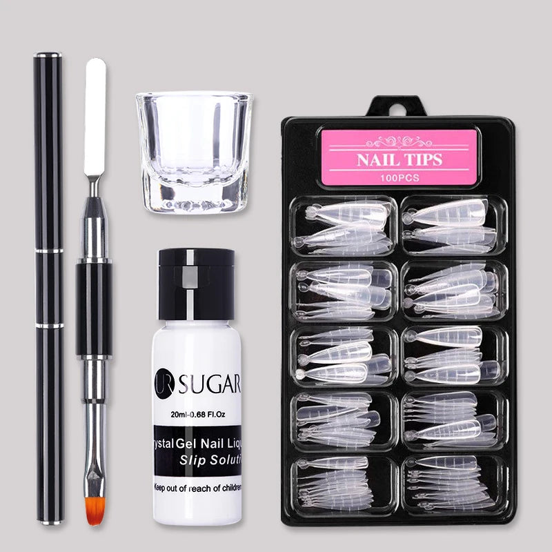 UR SUGAR™ Acrylic UV Gel Extension Nail Kit – Salon Nails From Home