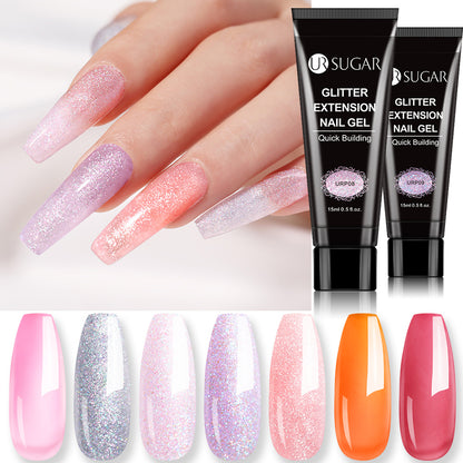 UR SUGAR™ Acrylic UV Gel Extension Nail Kit – Salon Nails From Home