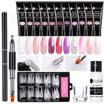 UR SUGAR™ Acrylic UV Gel Extension Nail Kit – Salon Nails From Home