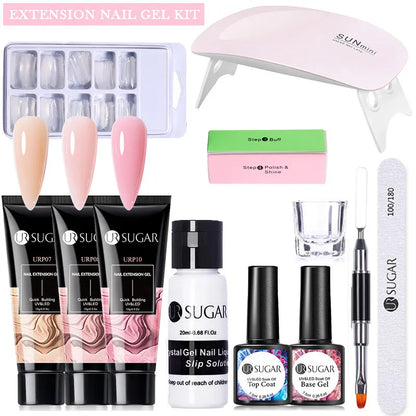 UR SUGAR™ Acrylic UV Gel Extension Nail Kit – Salon Nails From Home