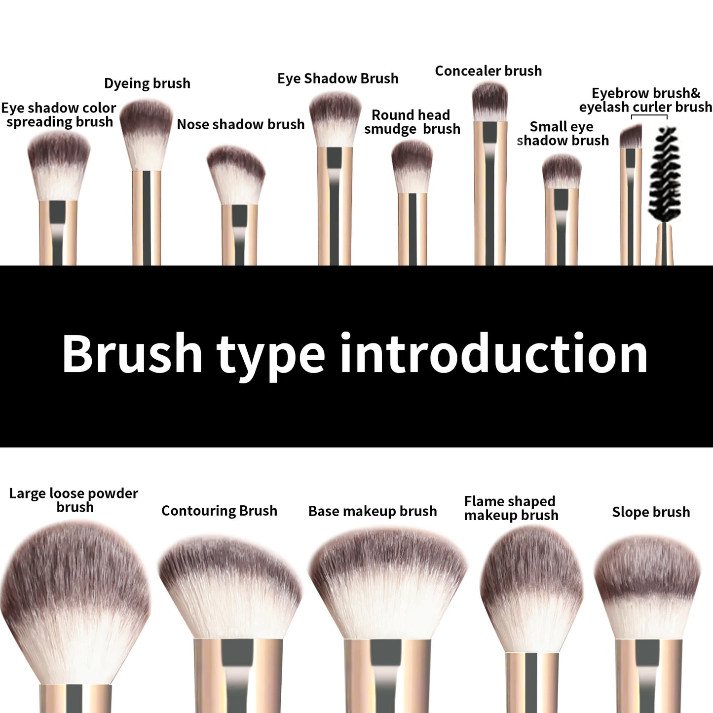 13PCS Makeup Brush Set