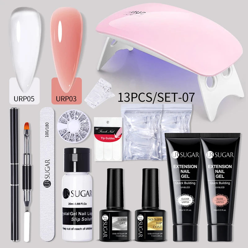 UR SUGAR™ Acrylic UV Gel Extension Nail Kit – Salon Nails From Home