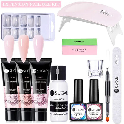 UR SUGAR™ Acrylic UV Gel Extension Nail Kit – Salon Nails From Home