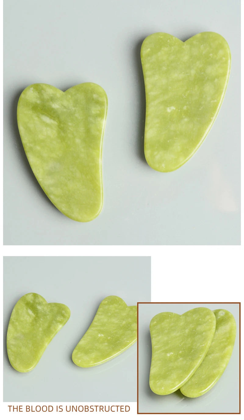 Glowify™ Jade Roller & Gua Sha Set – Sculpt, Lift & Depuff Your Skin