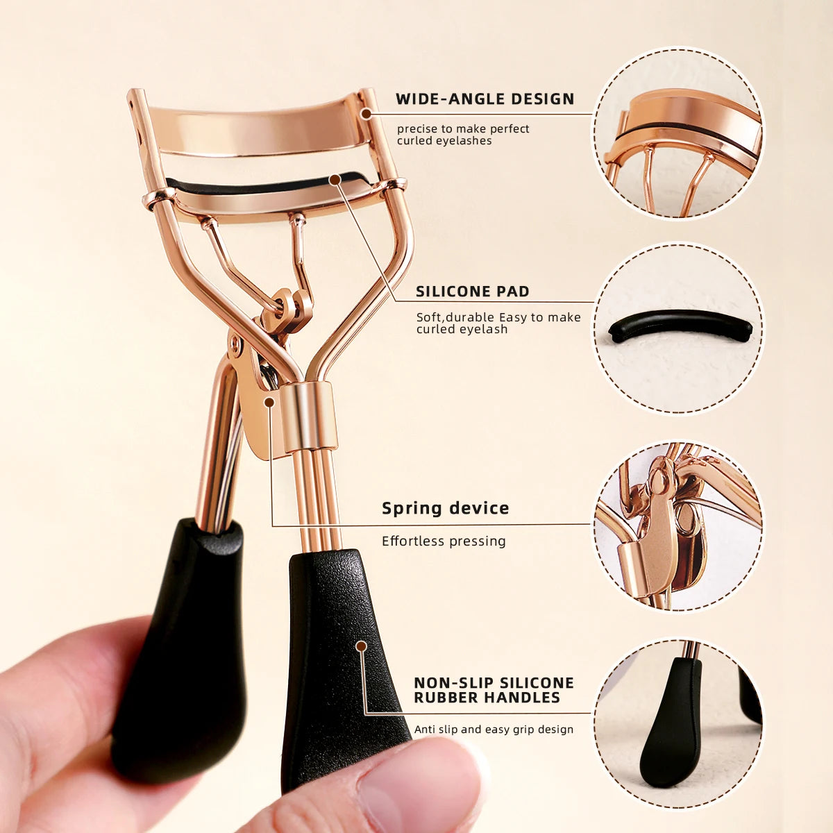 Glowify™ 4-in-1 Heated Eyelash Curler – Long-Lasting Lift in Seconds
