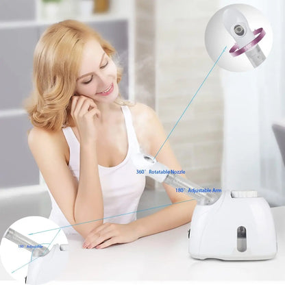 Glowify™ Facial Steamer – Spa-Level Hydration &amp; Pore Detox at Home
