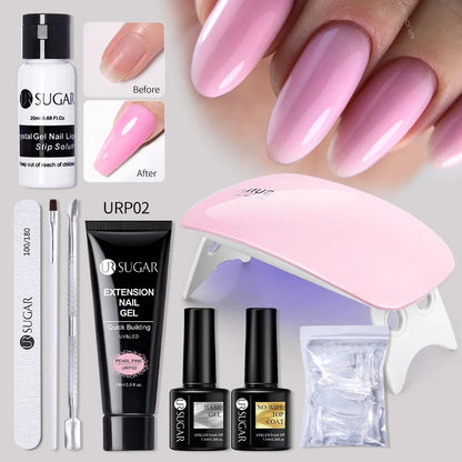 UR SUGAR™ Acrylic UV Gel Extension Nail Kit – Salon Nails From Home