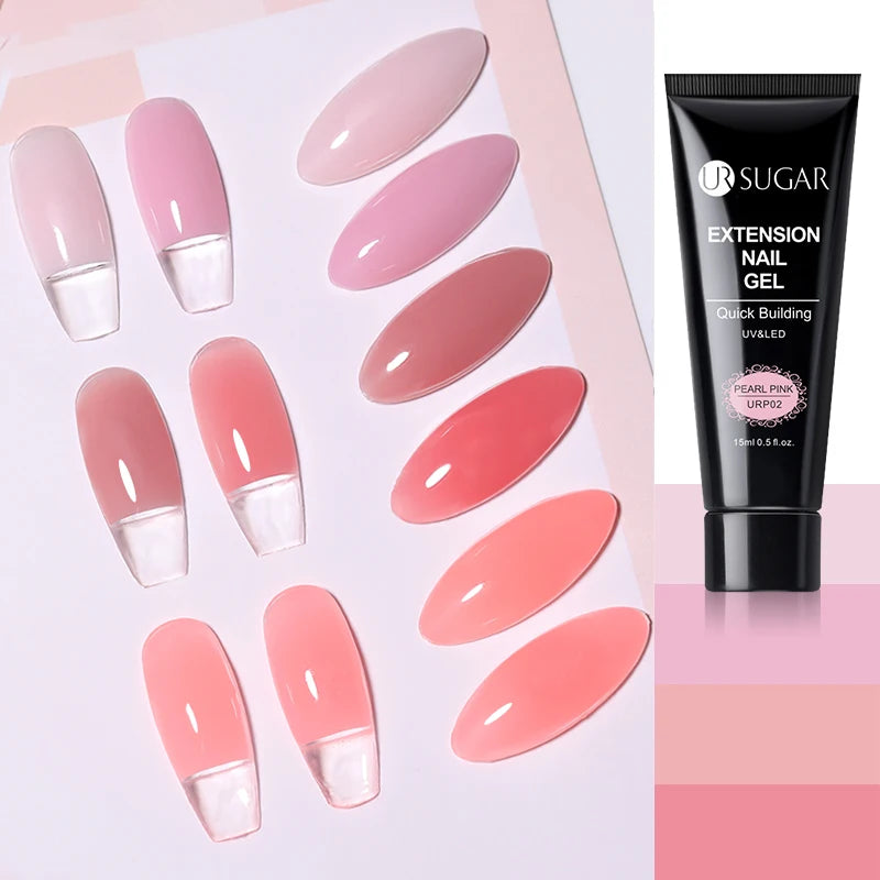 UR SUGAR™ Acrylic UV Gel Extension Nail Kit – Salon Nails From Home