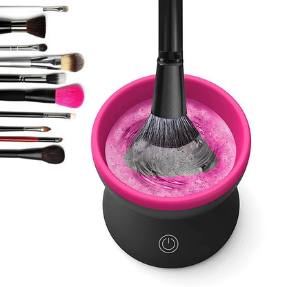 Glowify™ Makeup Brush Spin Cleaner – Fast 15-Second Deep Clean