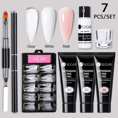 UR SUGAR™ Acrylic UV Gel Extension Nail Kit – Salon Nails From Home