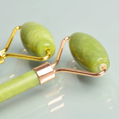 Glowify™ Jade Roller & Gua Sha Set – Sculpt, Lift & Depuff Your Skin