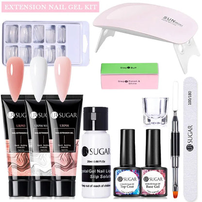 UR SUGAR™ Acrylic UV Gel Extension Nail Kit – Salon Nails From Home