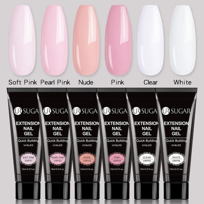 UR SUGAR™ Acrylic UV Gel Extension Nail Kit – Salon Nails From Home