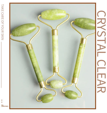 Glowify™ Jade Roller & Gua Sha Set – Sculpt, Lift & Depuff Your Skin