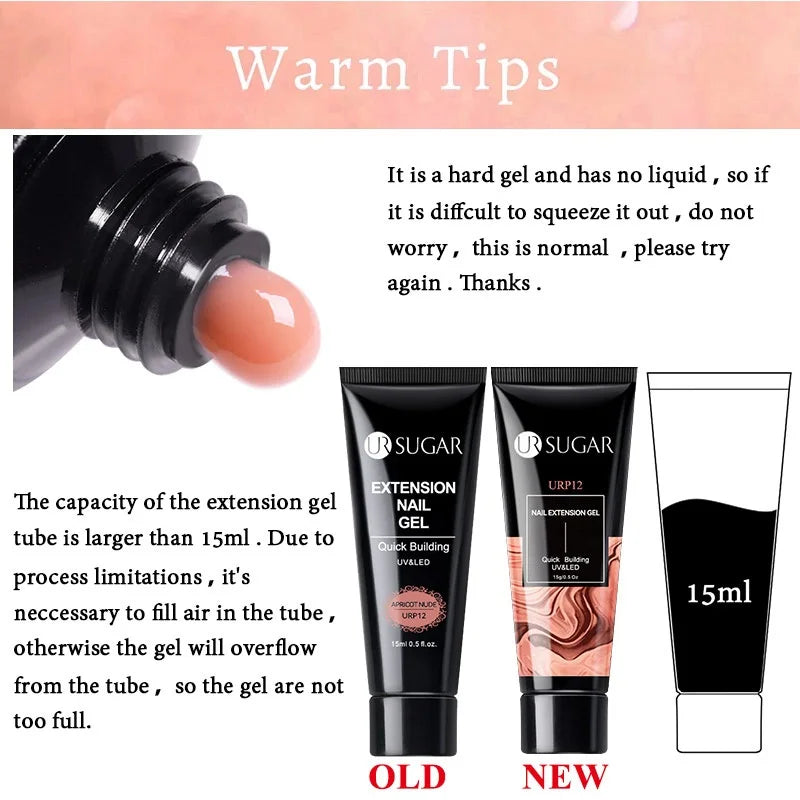 UR SUGAR™ Acrylic UV Gel Extension Nail Kit – Salon Nails From Home