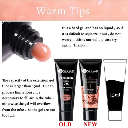 UR SUGAR™ Acrylic UV Gel Extension Nail Kit – Salon Nails From Home