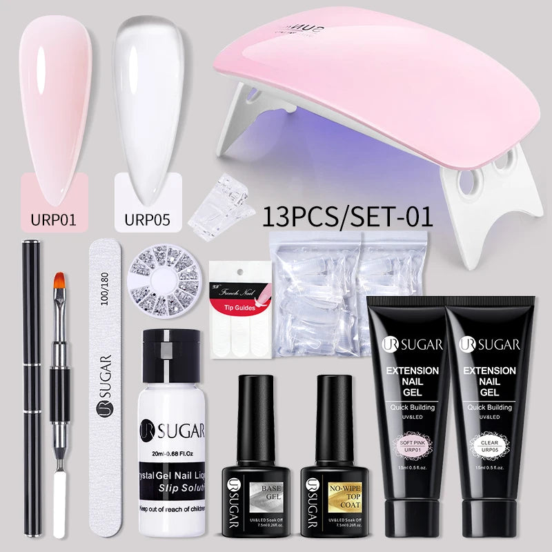 UR SUGAR™ Acrylic UV Gel Extension Nail Kit – Salon Nails From Home